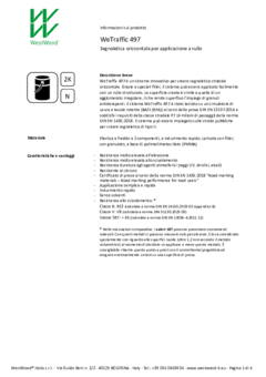 WeTraffic 497 - Informazioni prodotto