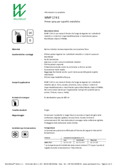 WMP 174 S - Informazioni prodotto
