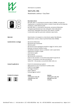 WeTraffic 496 - Informazioni prodotto