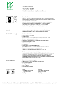 WeTraffic 496 BX - Informazioni prodotto